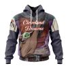 NFL Cleveland Browns Custom Name Number Mandalorian And Baby Yoda Pullover Hoodie