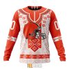 NFL Cleveland Browns Custom Name Number Native Pattern Sweatshirt