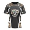NFL Las Vegas Raiders Custom Name Number Camo Hunting T-Shirt