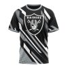NFL Las Vegas Raiders Custom Name Number MotoCross Concept T-Shirt
