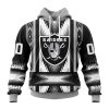 NFL Las Vegas Raiders Custom Name Number Native Concepts Pullover Hoodie