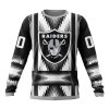 NFL Las Vegas Raiders Custom Name Number Native Concepts Sweatshirt