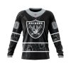 NFL Las Vegas Raiders Custom Name Number Native With Samoa Culture Sweatshirt