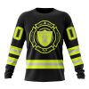 NFL Las Vegas Raiders Custom Name Number Special FireFighter Uniform Sweatshirt