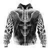 NFL Las Vegas Raiders Custom Name Number Special Kits With Skull Zip Up Hoodie