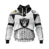 NFL Las Vegas Raiders Custom Name Number Star Wars Pullover Hoodie