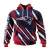 NFL New England Patriots Custom Name Number MotoCross Concept Pullover Hoodie