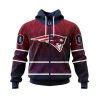 NFL New England Patriots Custom Name Number Native With Samoa Culture Zip Up Hoodie