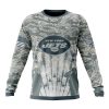NFL New York Jets Custom Name Number Honor US Air Force Veterans Sweatshirt