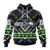 NFL Seattle Seahawks Custom Name Number Native Concepts Pullover Hoodie