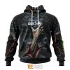 NFL Seattle Seahawks Halloween Horror Skull Pullover Hoodie