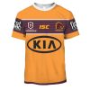 NRL Brisbane Broncos Custom Name Number 2020 Away Jersey T-Shirt