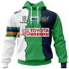 NRL Canberra Raiders Custom Name Number 2023 Mix Jersey Pullover Hoodie