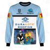 NRL Cronulla-Sutherland Sharks Custom Name Number 2020 The Simpson Halloween Jersey Sweatshirt