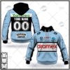 NRL Cronulla-Sutherland Sharks Custom Name Number 2022 Home Jersey Pullover Hoodie