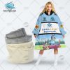 NRL Cronulla-Sutherland Sharks Custom Name Number x Bluey Jersey Fleece Oodie