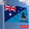 NRL Gold Coast Titans Custom Name House Flag