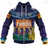 NRL Gold Coast Titans Custom Name Number 2020 The Simpson Halloween Jersey Zip Up Hoodie
