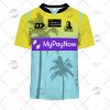 NRL Gold Coast Titans Custom Name Number 2022 Captains Run Tee Jersey T-Shirt