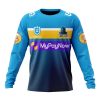 NRL Gold Coast Titans Custom Name Number 2023 Home Jersey Sweatshirt