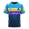NRL Gold Coast Titans Custom Name Number 2023 Home Jersey T-Shirt