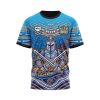 NRL Gold Coast Titans Custom Name Number Indigenous Mascot T-Shirt