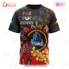 NRL Gold Coast Titans Custom Name Number Special Edition NAIDOC T-Shirt