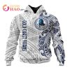 NRL Gold Coast Titans Custom Name Polynesian Pullover Hoodie