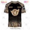NRL Manly Warringah Sea Eagles Custom Name Number Camo T-Shirt