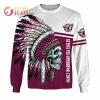 NRL Manly Warringah Sea Eagles Custom Name Number Native Skull Sweatshirt
