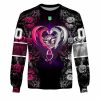 NRL Manly Warringah Sea Eagles Custom Name Number Rose Dragon Sweatshirt