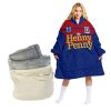 NRL Newcastle Knights Custom Name Number 1988 Retro Vintage Jersey Fleece Oodie