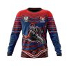 NRL Newcastle Knights Custom Name Number Indigenous Mascot Sweatshirt
