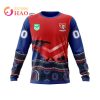 NRL Newcastle Knights Custom Name Number Nature Jersey Sweatshirt