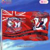 NRL Sydney Roosters Custom Name Mascot House Flag