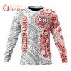 NRL Sydney Roosters Custom Name Polynesian Sweatshirt