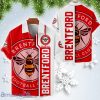 Brentford FC Big Logo Hawaiian Shirt