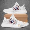 Captain America White Yeezy Boost Sneakers