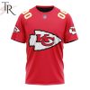 NFL Kansas City Chiefs Custom Name Number 2024 Jersey T-Shirt