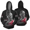 NBA Chicago Bulls Michael Jordan Black Zip Up Hoodie