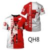 NBA Chicago Bulls Michael Jordan Red White Signature T-Shirt