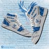 Crystal Palace FC Custom Name Logo Air Jordan 1 High Sneakers