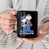 NBA Detroit Pistons Charlie Brown X Snoopy Black Ceramic Mug