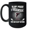 NFL Atlanta Falcons ou Can Sleep Outside Black Ceramic Mug