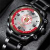Hallescher FC Custom Name Steel Watch