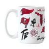 NFL Tampa Bay Buccaneers EST 1976 White Ceramic Mug
