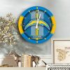 NFL Los Angeles Chargers Custom Name Special Edition Wall Clock