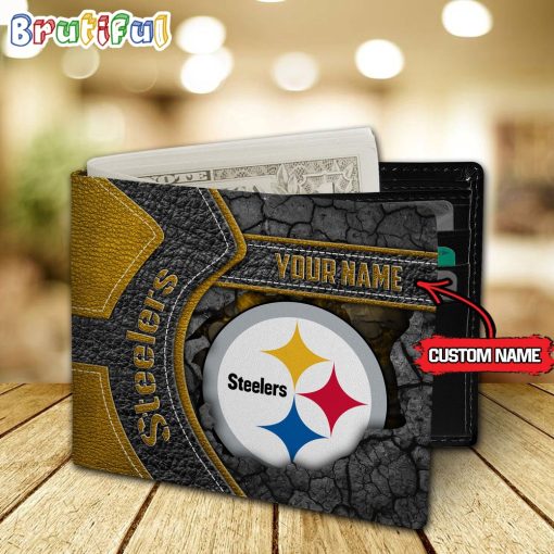 NFL Pittsburgh Steelers Custom Name Special Edition Wallet