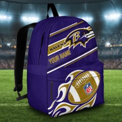 NFL Baltimore Ravens Custom Name Limited Edition Backpack