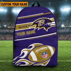 NFL Baltimore Ravens Custom Name Limited Edition Backpack